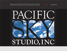 Tablet Screenshot of pacificskystudio.com